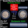 Buffalo Nickel Shotgun Roll in Old Bank Style 'Bell Telephone'  Wrapper 1919 & d Mint Ends