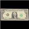 Image 2 : **Star Note** 1963B $1 'Barr Note' Federal Reserve Note Grades f, fine