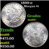 Image 1 : 1899-o Morgan Dollar $1 Grades GEM+ Unc