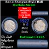 Image 1 : Buffalo Nickel Shotgun Roll in Old Bank Style 'Bell Telephone'  Wrapper 1927 & d Mint Ends