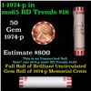 Image 1 : Shotgun Lincoln 1c roll, 1974-p 50 pcs Bank Wrapper.