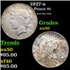 Image 1 : 1927-s Peace Dollar $1 Grades AU, Almost Unc