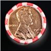 Image 2 : Shotgun Lincoln 1c roll, 1964-d 50 pcs Bank Wrapper.