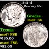 Image 1 : 1941-d Mercury Dime 10c Grades GEM++ FSB