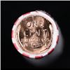 Image 2 : Shotgun Lincoln 1c roll, 1957-d 50 pcs Bank Wrapper.