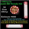 Image 1 : Shotgun Lincoln 1c roll, 1963-p 50 pcs Bank Wrapper.