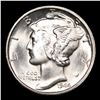 Image 2 : 1944-d Mercury Dime 10c Grades GEM+ FSB