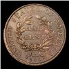 Image 3 : ***Auction Highlight*** 1806 Large 6, Stems C-4 Draped Bust Half Cent Near TOP POP! 1/2c Graded ms63