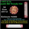Image 1 : Shotgun Lincoln 1c roll, 1977-d 50 pcs Bank Wrapper.