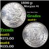 Image 1 : 1896-p Morgan Dollar $1 Grades Choice+ Unc