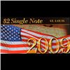Image 2 : 2003A $2 Federal Reserve Note, Uncirculated 2009 BEP Folio Issue (St. Louis, MO) Grades Gem CU