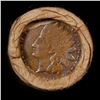 Image 3 : Mixed small cents 1c orig shotgun roll, 1916-s Wheat Cent, 1883 Indian Cent other end, Brinks Wrappe