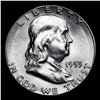 Image 2 : 1953-s Franklin Half Dollar 50c Grades Select Unc