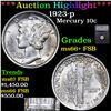 Image 1 : ***Auction Highlight*** 1923-p Mercury Dime 10c Graded ms66+ FSB BY SEGS (fc)