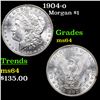 Image 1 : 1904-o Morgan Dollar $1 Grades Select+ Unc