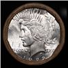 Image 2 : ***Auction Highlight*** Full solid date 1922-p Uncirculated Peace silver dollar roll, 20 coins (fc)