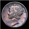 Image 2 : 1920-d Mercury Dime 10c Grades Select AU
