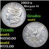 Image 1 : 1902-s Morgan Dollar $1 Grades Select Unc