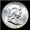 Image 2 : 1959-p Franklin Half Dollar 50c Grades Select Unc+ FBL