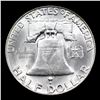 Image 3 : 1959-p Franklin Half Dollar 50c Grades Select Unc+ FBL