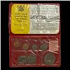 Image 2 : 1971 New Zeland Treasury Uncirculated Coin Set 7 Coins