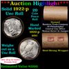 Image 1 : ***Auction Highlight*** Full solid date 1922-p Uncirculated Peace silver dollar roll, 20 coins (fc)