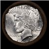 Image 2 : ***Auction Highlight*** Full solid date 1922-p Uncirculated Peace silver dollar roll, 20 coins (fc)