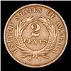 Image 3 : 1869 Two Cent Piece 2c Grades xf+