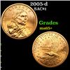 Image 1 : 2005-d Sacagawea Dollar 1 Grades GEM+ Unc