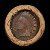 Image 3 : Mixed small cents 1c orig shotgun roll, 1919-d Wheat Cent, 1892 Indian Cent other end, Brinks Wrappe