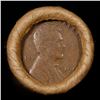Image 2 : Mixed small cents 1c orig shotgun roll, 1918-d Wheat Cent, 1897 Indian Cent other end, Brinks Wrappe