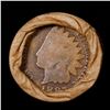Image 3 : Mixed small cents 1c orig shotgun roll, 1918-d Wheat Cent, 1897 Indian Cent other end, Brinks Wrappe