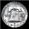 Image 3 : 1955-p Franklin Half Dollar 50c Grades Choice Unc+ FBL