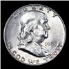 Image 2 : 1953-d Franklin Half Dollar 50c Grades Choice Unc FBL