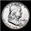 Image 2 : 1948-d Franklin Half Dollar 50c Grades Select Unc+ FBL
