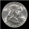 Image 2 : 1949-s Franklin Half Dollar 50c Grades Choice Unc