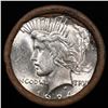 Image 2 : ***Auction Highlight*** Solid Uncirculated Peace silver dollar roll 1924 & P Ends, 20 coins (fc)