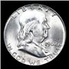 Image 2 : 1962-d Franklin Half Dollar 50c Grades Choice Unc FBL