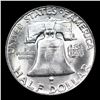 Image 3 : 1962-d Franklin Half Dollar 50c Grades Choice Unc FBL