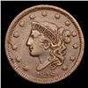 Image 2 : 1838 Coronet Head Large Cent 1c Grades vf++