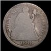 Image 2 : 1868-p Seated Liberty Dime 10c Grades g, good