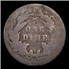 Image 3 : 1868-p Seated Liberty Dime 10c Grades g, good