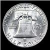 Image 3 : 1959-d Franklin Half Dollar 50c Grades Choice Unc FBL