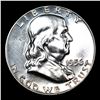 Image 2 : Proof 1956 Type 2 Franklin Half Dollar 50c Grades GEM Proof