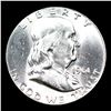 Image 2 : 1961-p Franklin Half Dollar 50c Grades Choice Unc