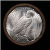 Image 3 : ***Auction Highlight*** Full solid date 1923-p Uncirculated Peace silver dollar roll, 20 coins (fc)