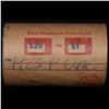 Image 4 : ***Auction Highlight*** Full solid date 1923-p Uncirculated Peace silver dollar roll, 20 coins (fc)