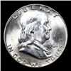 Image 2 : 1961-d Franklin Half Dollar 50c Grades Choice Unc