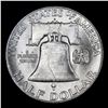 Image 3 : 1949-d Franklin Half Dollar 50c Grades Select Unc FBL