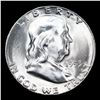 Image 2 : 1953-s Franklin Half Dollar 50c Grades Select+ Unc